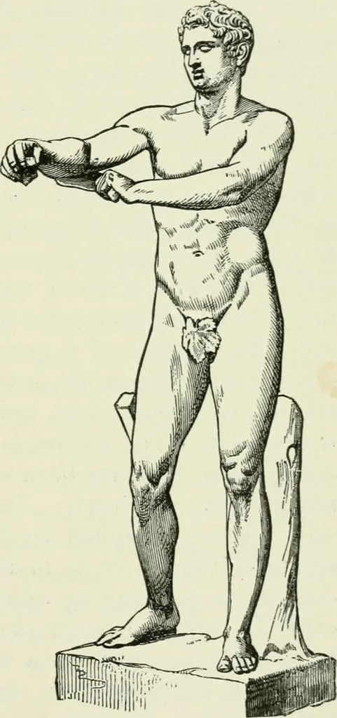An illustration from An outline history of sculpture for beginners and students, with complete indexes and numerous illustrations, 1893, leaf 81