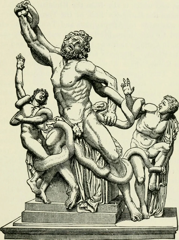 An illustration from An outline history of sculpture for beginners and students, with complete indexes and numerous illustrations, 1893, leaf 87