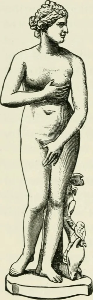An illustration from An outline history of sculpture for beginners and students, with complete indexes and numerous illustrations, 1893, leaf 98