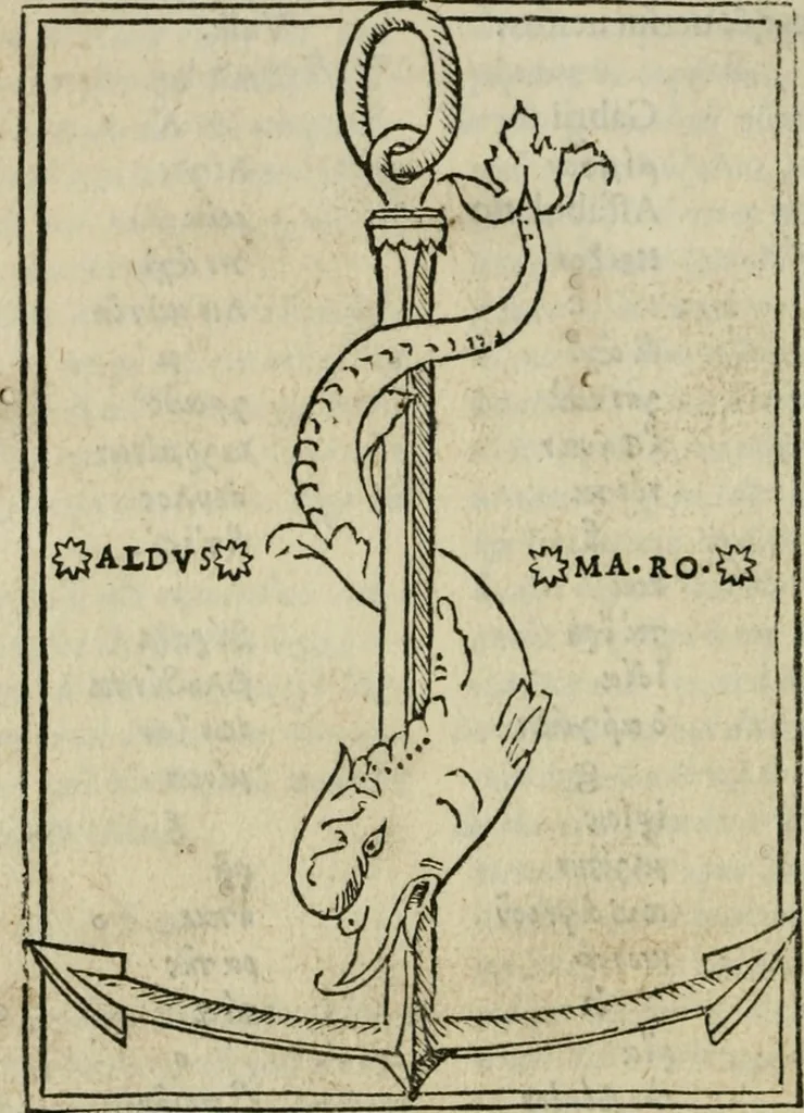 An illustration from Habentur hoc uolumine hæc, uidelicet. Vita, & Fabellæ Aesopi cum interpretatione latina, ita tamen ut separari a græco possit pro uniuscuiusq[ue] arbitrio. quibus traducendis multum certe elaborauimus. nam quæ ante tralata habebantur, infida admodu erant, quod facillimum erit conferenti cognoscere. Gabriæ Fabellæ tres & quadraginta ex trimetris iambis, præter ultimam ex scazonte, cum latina interpretatioe. Quas idcirco bis curauimus in formadas, quia priores, ubi latinum a græco seiungi potest, admodum quam incorrecte excusæ fuerant exempli culpa. quare nacti emendatum exemplum, operæpretium uisum est iterum excudendas curare, ut ex secundis prima queant corrigi. Phurnutus seu, ut alii, Curnutus De natura deorum. Palæphatus De non credendis historiis. Heraclides Ponticus De allegoriis apud Homerum. Ori Apollinis Niliaci Hieroglyphica. Collectio prouerbiorum Tarrhæi, & Didymi, item eorum, quæ apud Sudam [sic], aliosq[ue] habentur per ordinem literarum. Ex Aphthonii Exercitamentis de fabula. Tum de formicis, & cicadis græce, & latine. De fabula ex Imaginibus Philostrati græce, & latine. Ex Hermogenis Exercitamentis de fabula Prisciano interprete. Apologus Aesopi de cassita apud Gellium, 1505, leaf 305