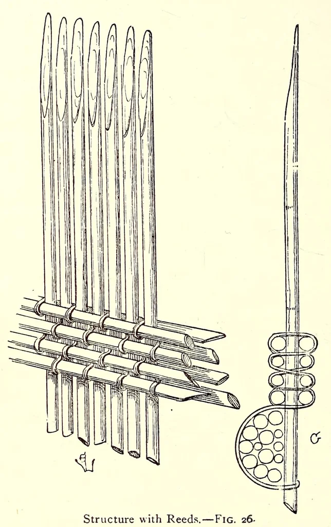 An illustration from The habitations of man in all ages, 1876, leaf 102