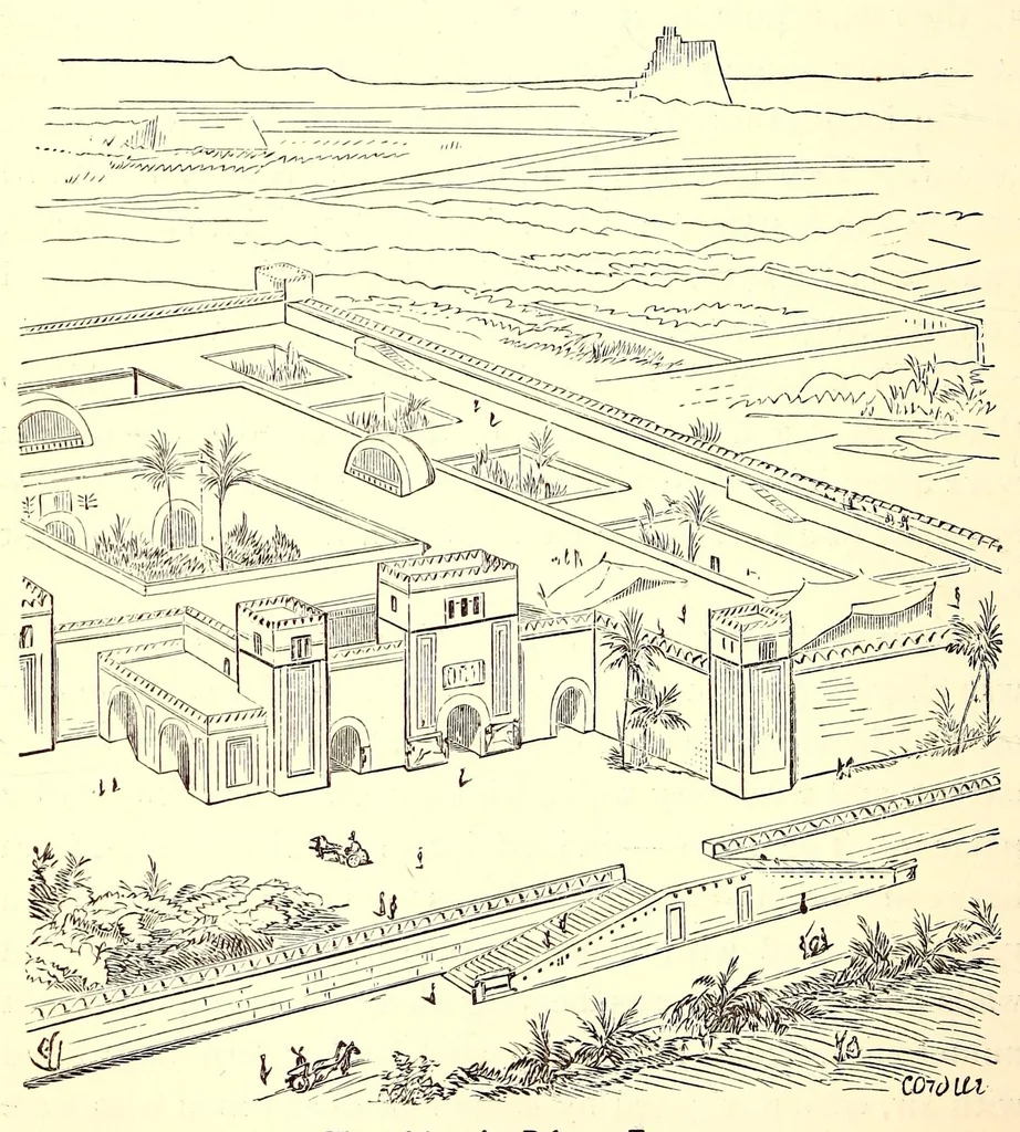 An illustration from The habitations of man in all ages, 1876, leaf 180