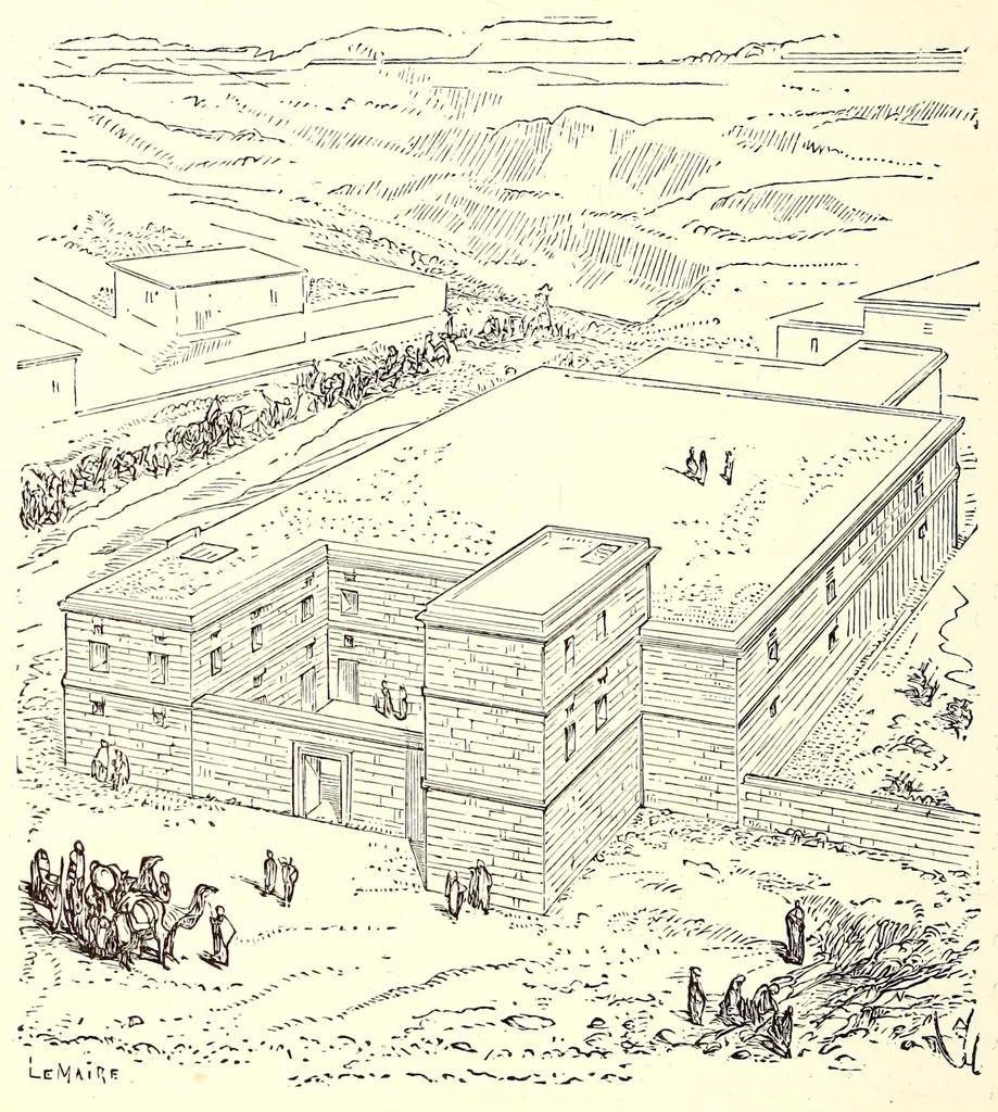 An illustration from The habitations of man in all ages, 1876, leaf 294