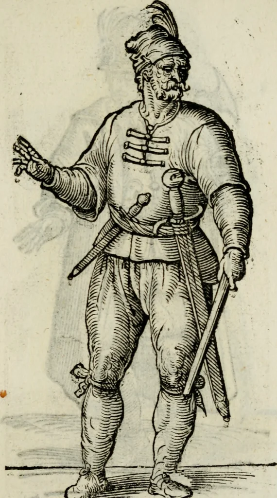 An illustration from Habiti antichi;, 1664, leaf 138