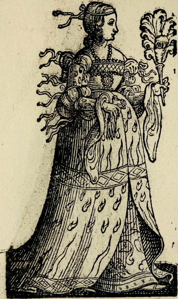 An illustration from Habiti antichi;, 1664, leaf 157