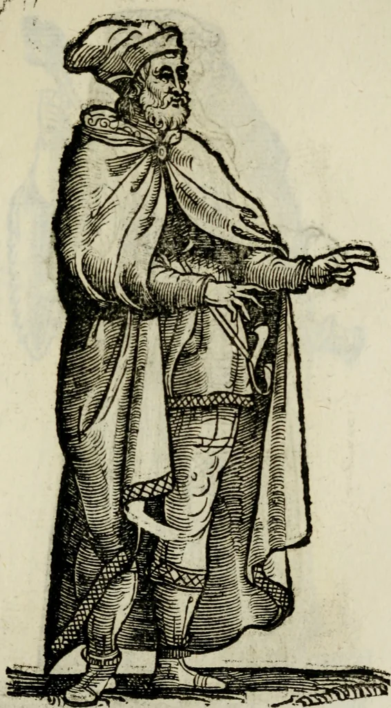 An illustration from Habiti antichi;, 1664, leaf 208