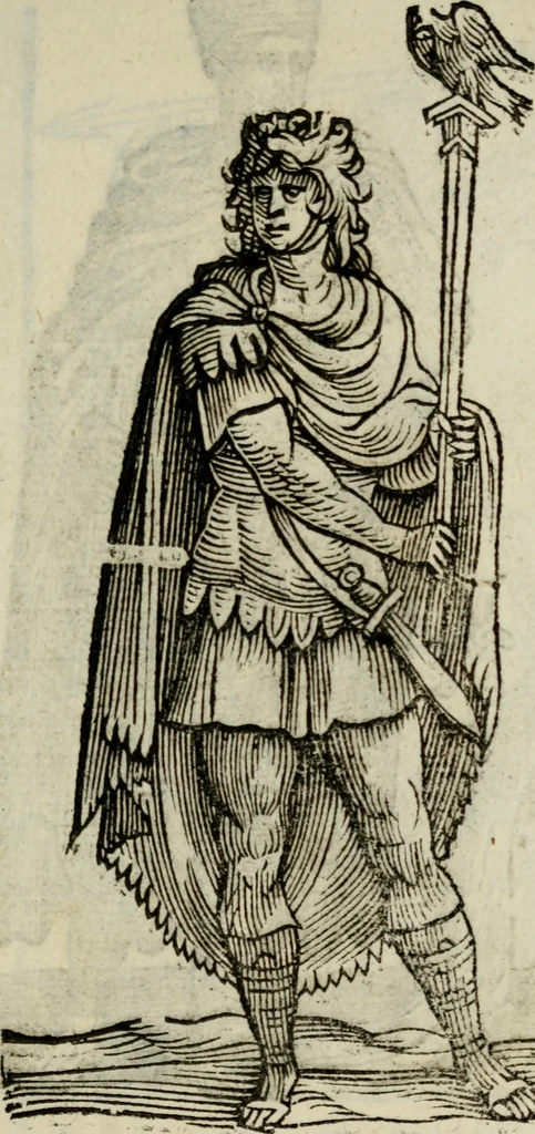 An illustration from Habiti antichi;, 1664, leaf 28
