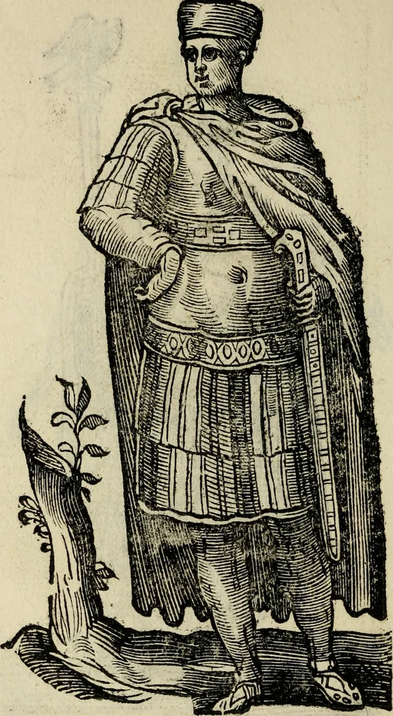 An illustration from Habiti antichi;, 1664, leaf 29