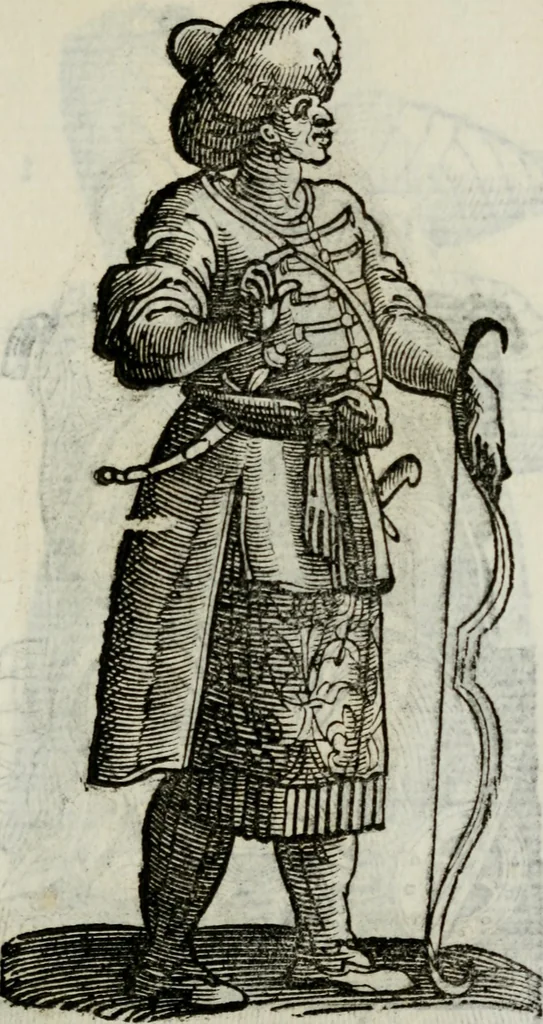 An illustration from Habiti antichi;, 1664, leaf 374
