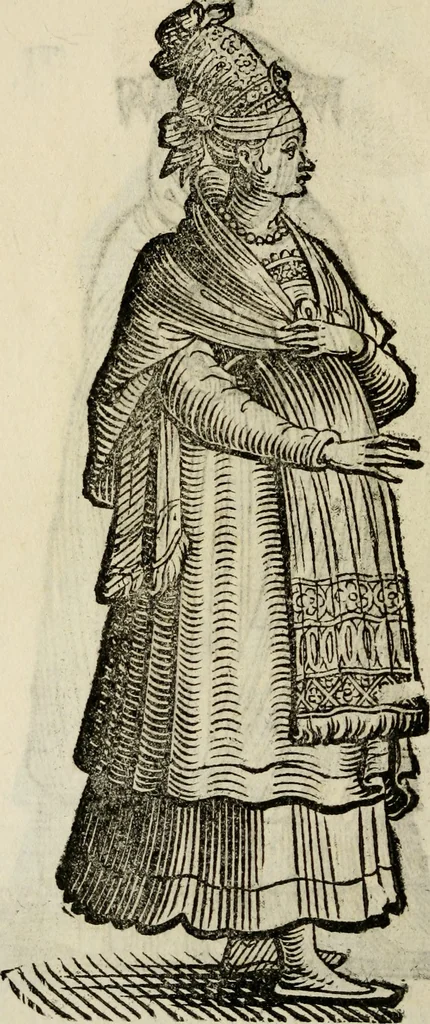An illustration from Habiti antichi;, 1664, leaf 417