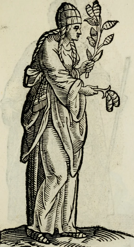 An illustration from Habiti antichi;, 1664, leaf 420