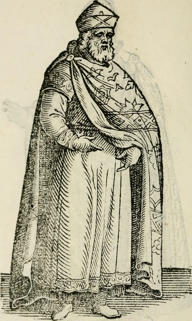 An illustration from Habiti antichi;, 1664, leaf 51