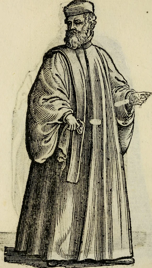 An illustration from Habiti antichi;, 1664, leaf 91