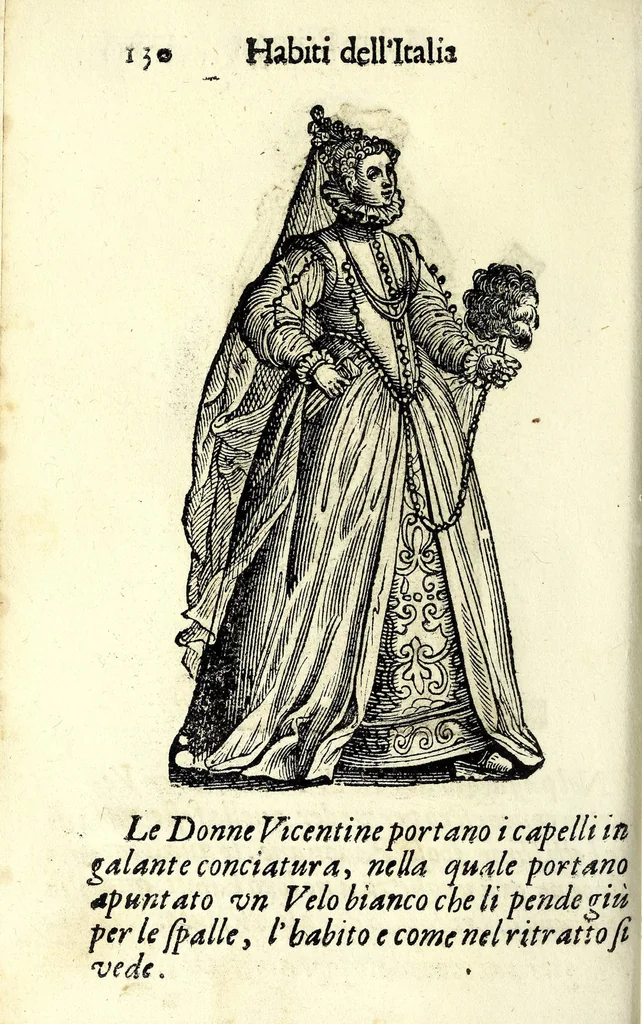 An illustration from Habiti antichi, ouero, Raccolta di figvre delineate dal gran Titiano, e da Cesare Vecellio suo fratello, diligentemente intagliate, conforme alle nationi del mondo : libro vtilissimo a pittori, dissegnatori, scultori, architetti & ad ogni curioso, e peregrino ingegno, 1664, leaf 150