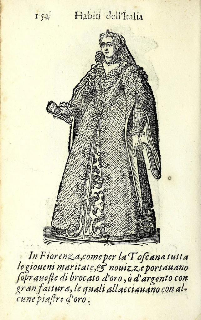 An illustration from Habiti antichi, ouero, Raccolta di figvre delineate dal gran Titiano, e da Cesare Vecellio suo fratello, diligentemente intagliate, conforme alle nationi del mondo : libro vtilissimo a pittori, dissegnatori, scultori, architetti & ad ogni curioso, e peregrino ingegno, 1664, leaf 172