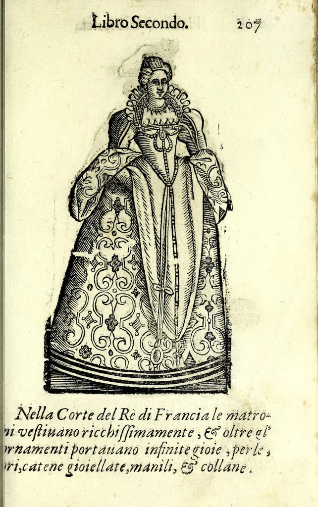 An illustration from Habiti antichi, ouero, Raccolta di figvre delineate dal gran Titiano, e da Cesare Vecellio suo fratello, diligentemente intagliate, conforme alle nationi del mondo : libro vtilissimo a pittori, dissegnatori, scultori, architetti & ad ogni curioso, e peregrino ingegno, 1664, leaf 227