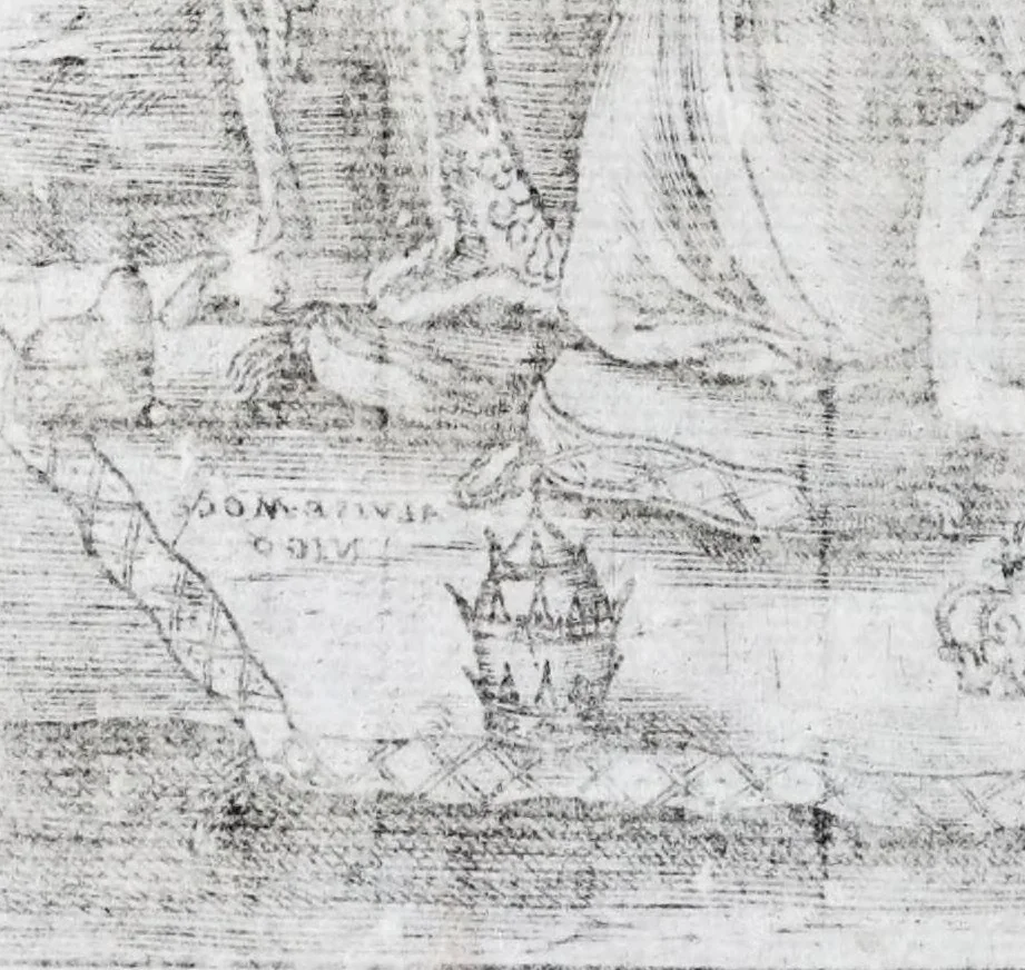 An illustration from Habiti d'hvomeni et donne venetiane : con la processione della serma. Signoria et altri particolari cioè trionfi feste cerimonie pvbliche della nobilissima città di Venetia, leaf 18