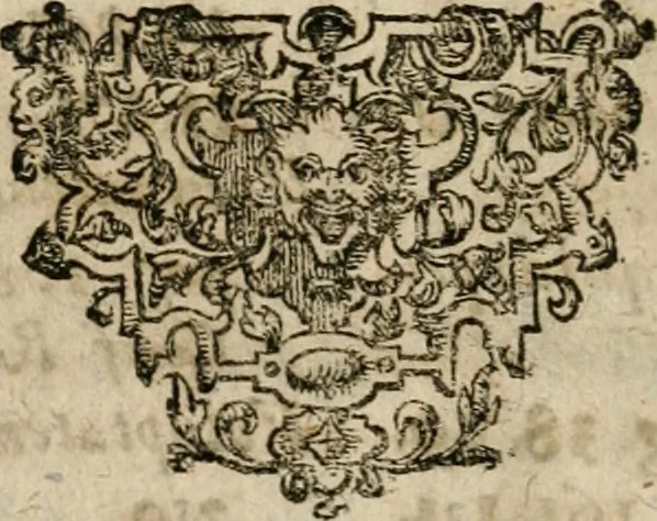 An illustration from Hadriani à Mynsicht aliàs Tribudenii ... Thesaurus et armamentarium medico-chymicum : hoc est, selectissimorum, contra quosvis morbos, pharmacorum conficiendorum secretissima ratio ... : cui in fine adjunctum est Testamentum Hadrianeum de aureo philosophorum lapide ..., 1638, leaf 619
