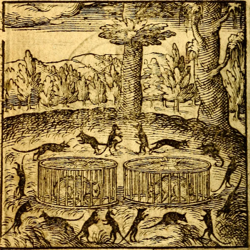 An illustration from Hadriani Iunii Emblemata : eiusdem Aenigmatum libellus, 1596, leaf 13