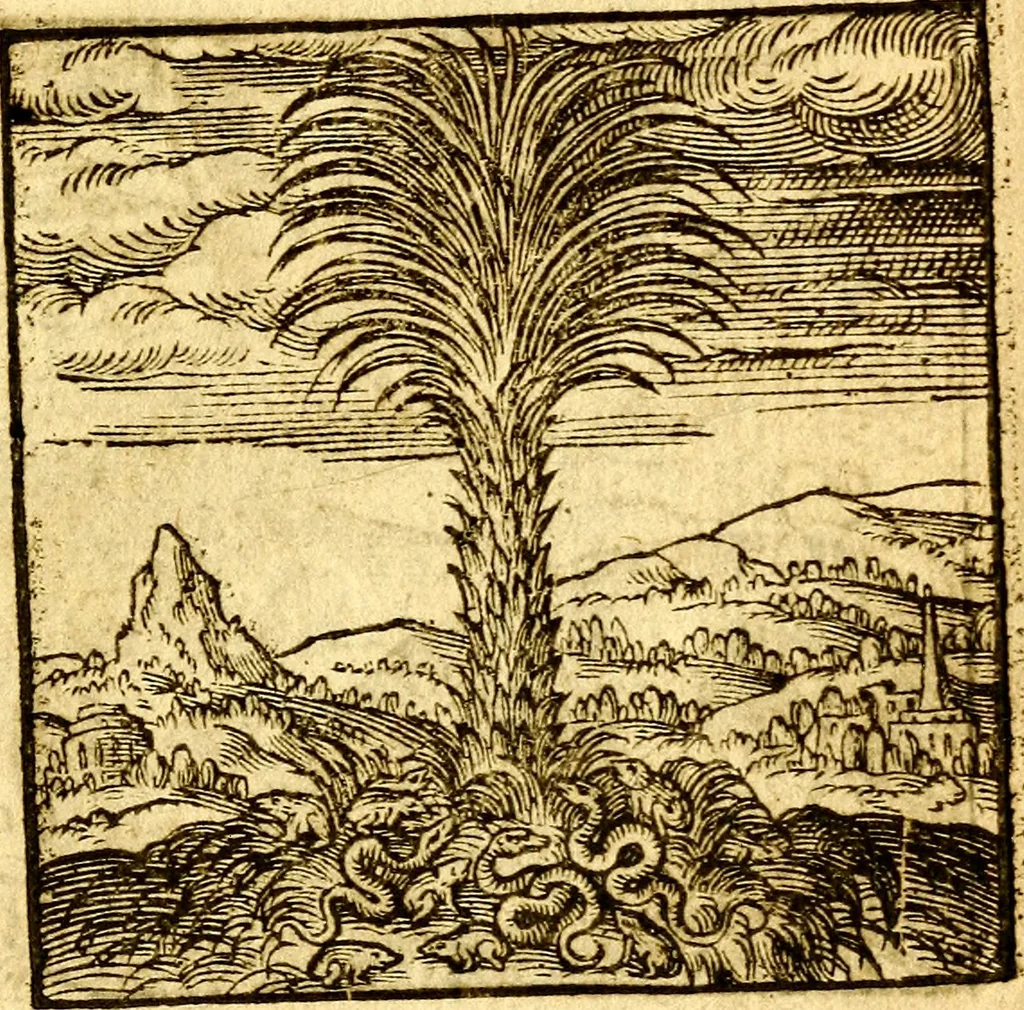 An illustration from Hadriani Iunii Emblemata : eiusdem Aenigmatum libellus, 1596, leaf 18