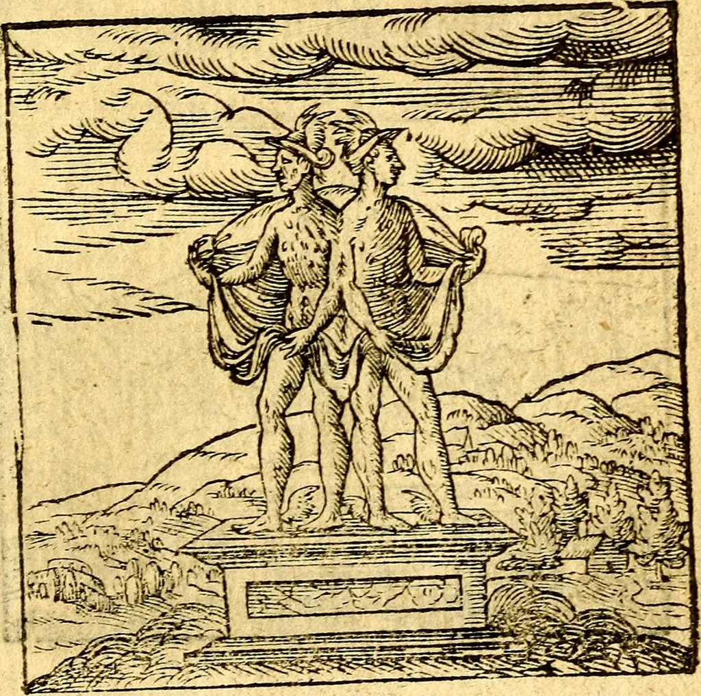An illustration from Hadriani Iunii Emblemata : eiusdem Aenigmatum libellus, 1596, leaf 22