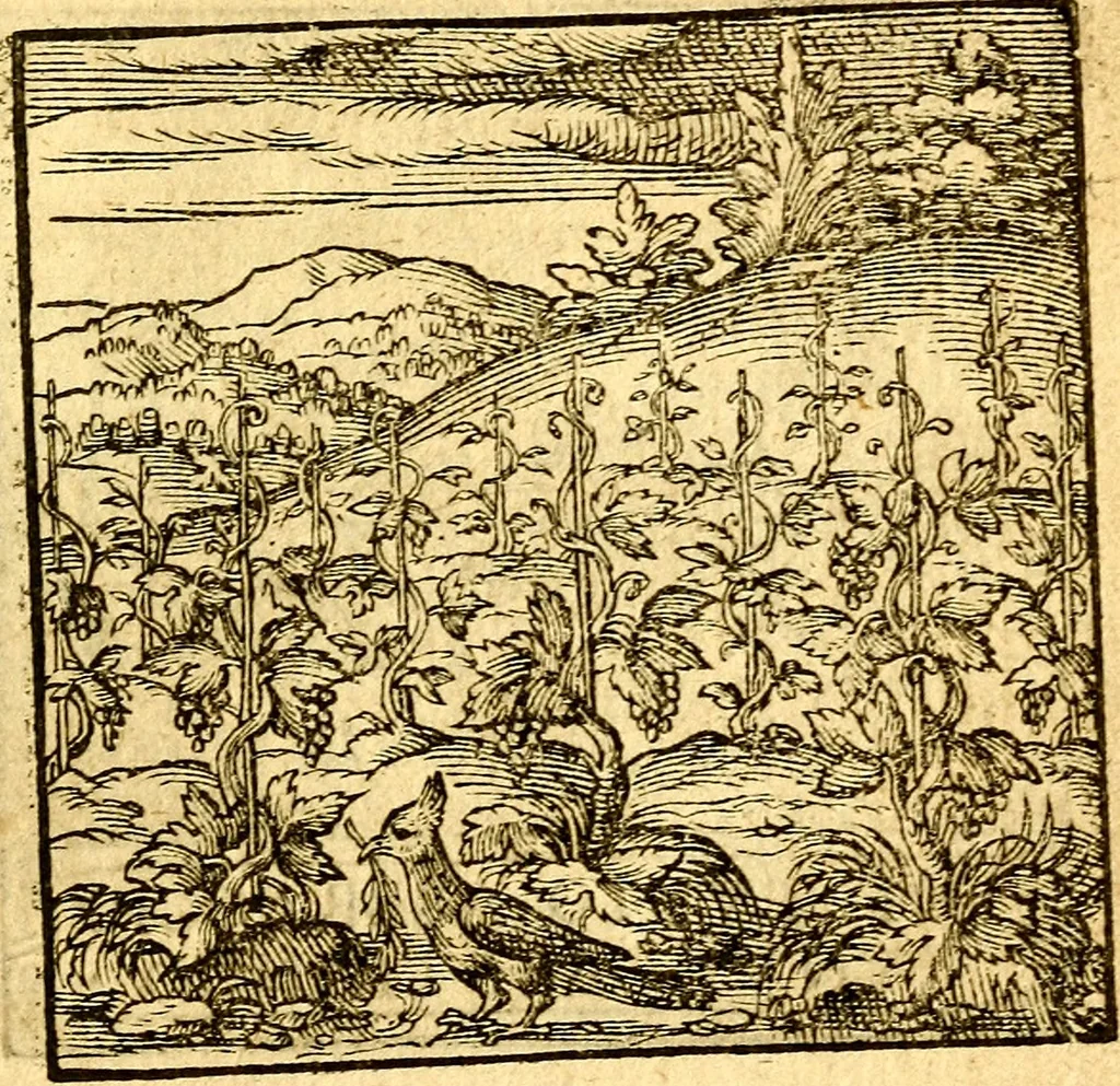 An illustration from Hadriani Iunii Emblemata : eiusdem Aenigmatum libellus, 1596, leaf 24