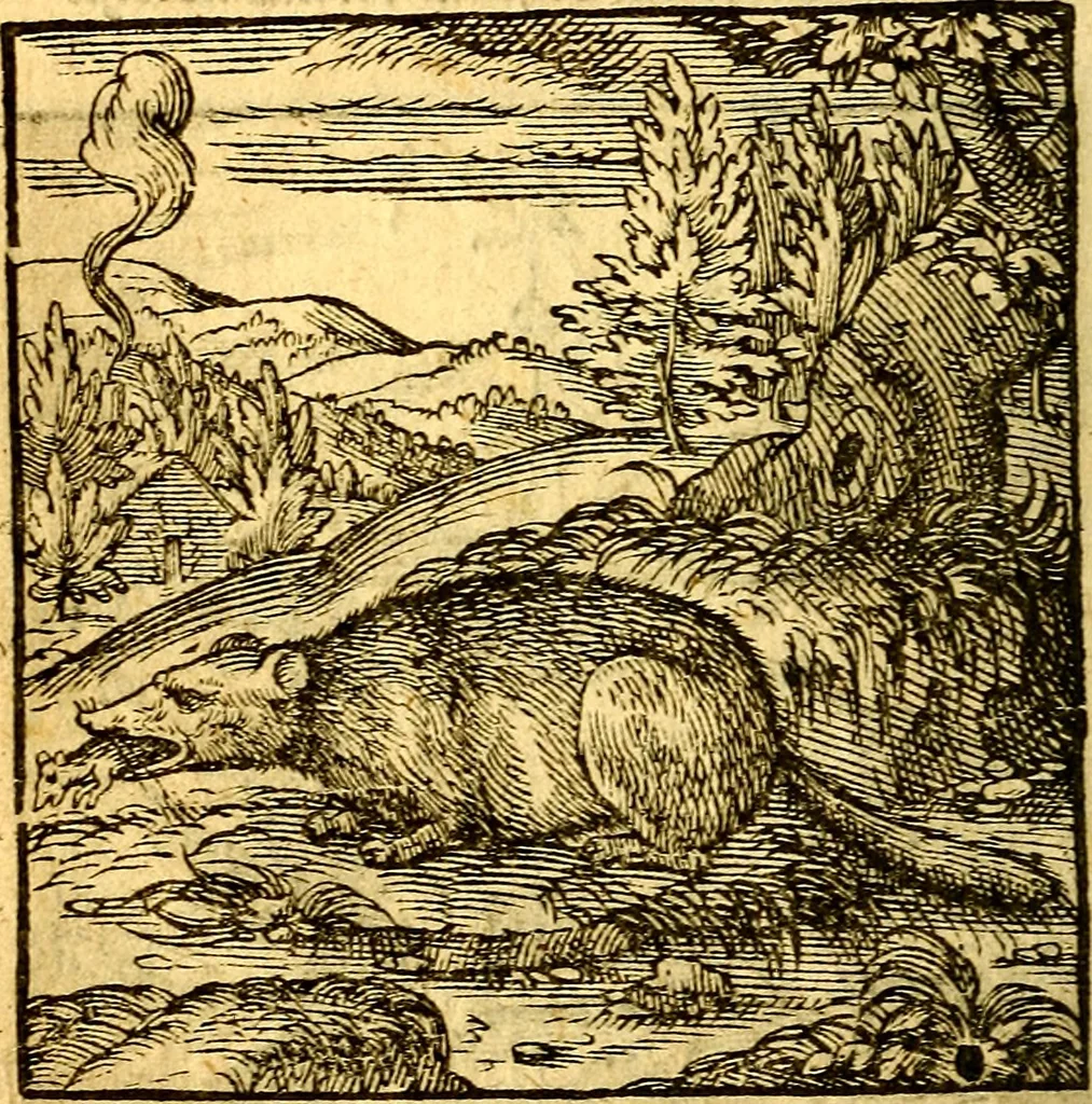 An illustration from Hadriani Iunii Emblemata : eiusdem Aenigmatum libellus, 1596, leaf 27