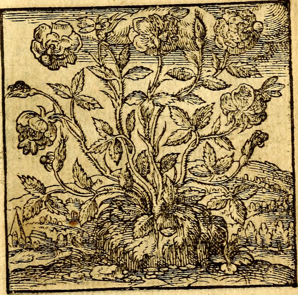 An illustration from Hadriani Iunii Emblemata : eiusdem Aenigmatum libellus, 1596, leaf 42