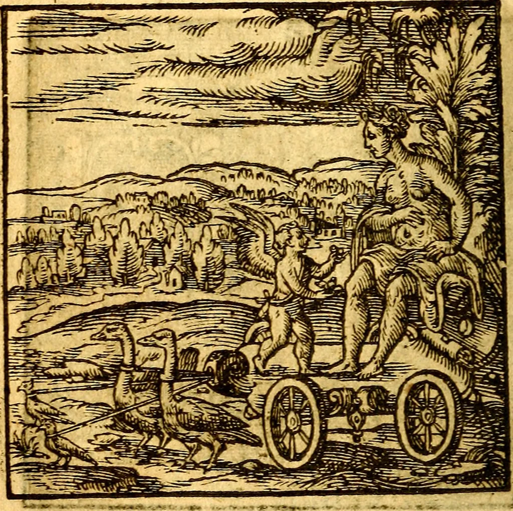 An illustration from Hadriani Iunii Emblemata : eiusdem Aenigmatum libellus, 1596, leaf 45