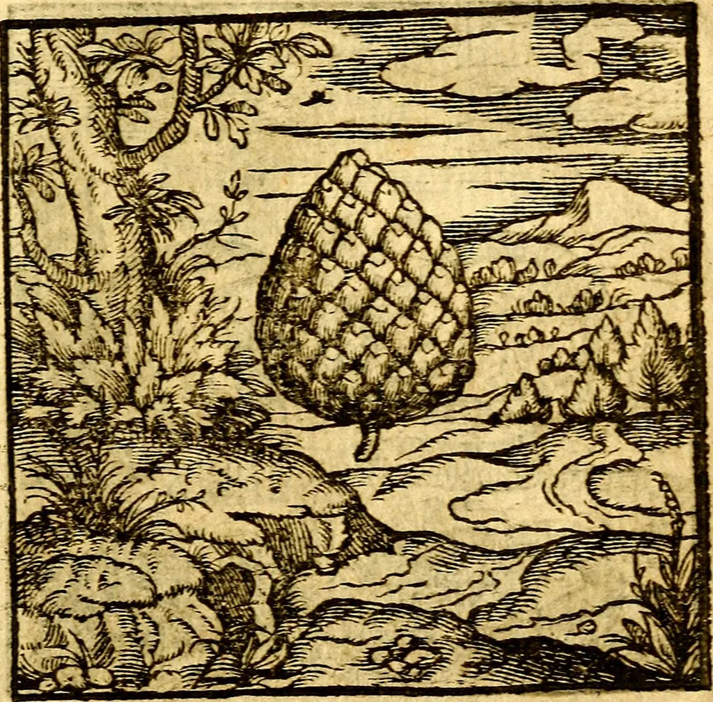 An illustration from Hadriani Iunii Emblemata : eiusdem Aenigmatum libellus, 1596, leaf 46