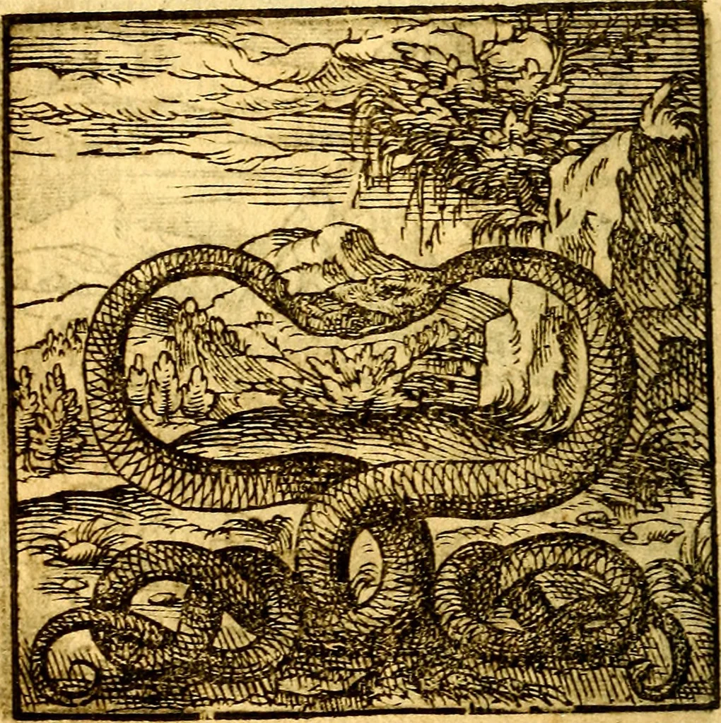 An illustration from Hadriani Iunii Emblemata : eiusdem Aenigmatum libellus, 1596, leaf 47