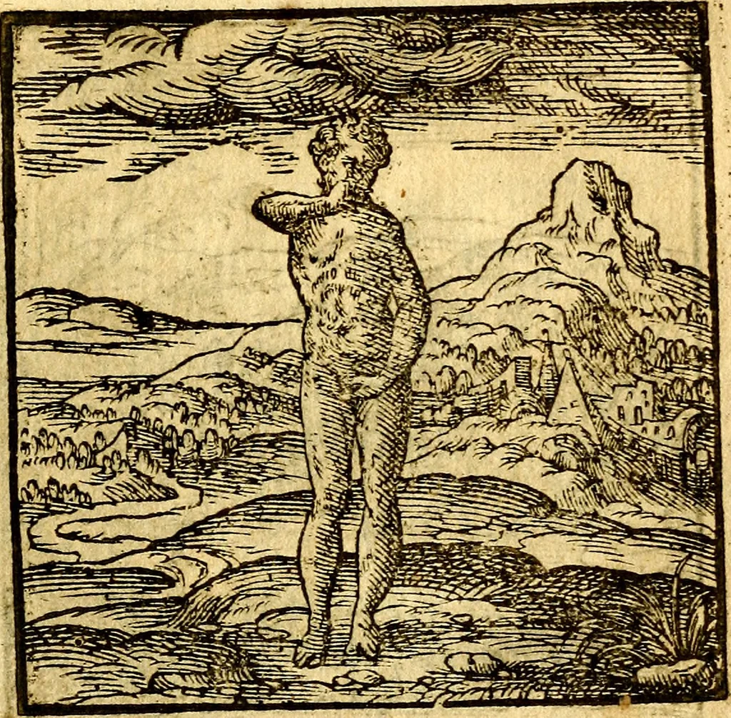 An illustration from Hadriani Iunii Emblemata : eiusdem Aenigmatum libellus, 1596, leaf 50