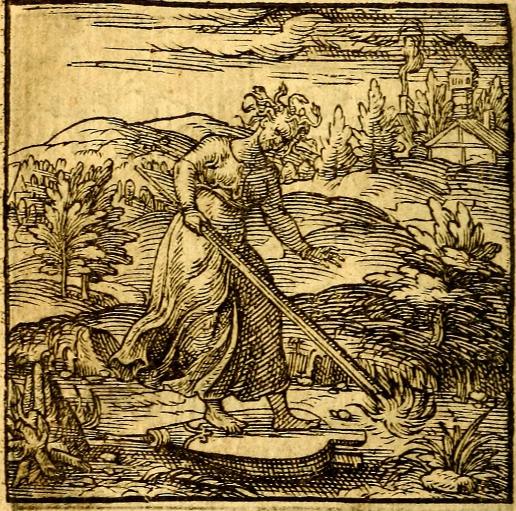 An illustration from Hadriani Iunii Emblemata : eiusdem Aenigmatum libellus, 1596, leaf 63