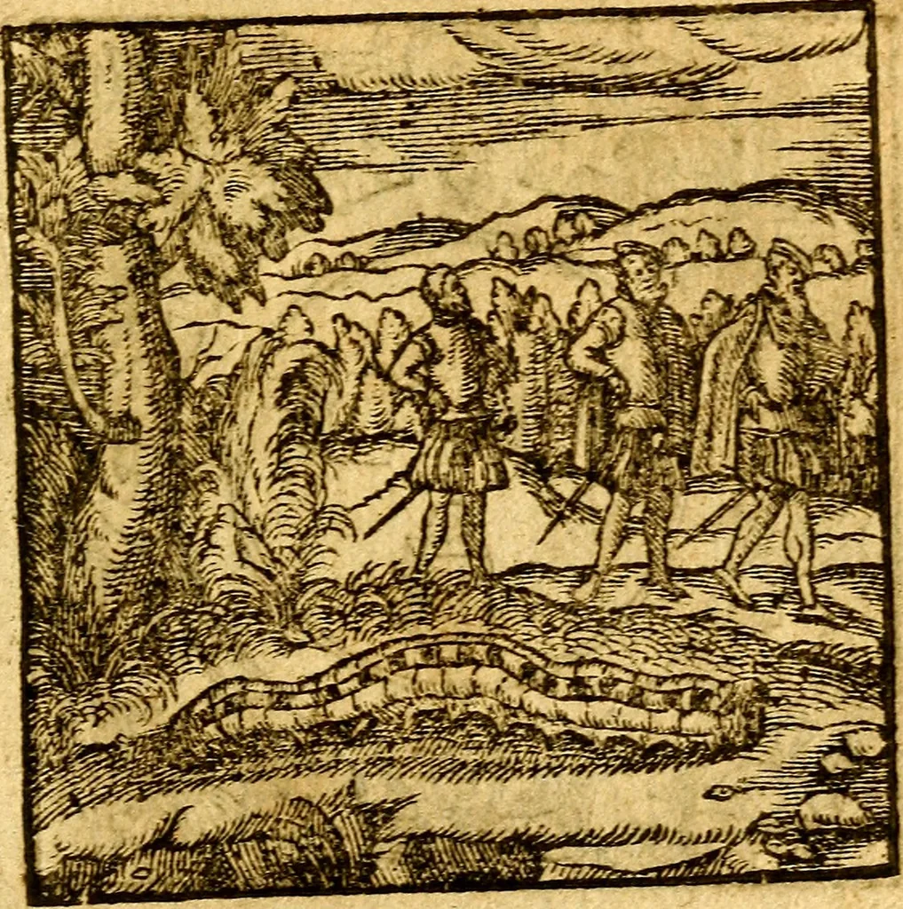 An illustration from Hadriani Iunii Emblemata : eiusdem Aenigmatum libellus, 1596, leaf 66