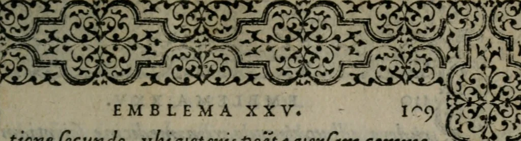 An illustration from Hadriani Iunii medici Emblemata, 1565, leaf 112