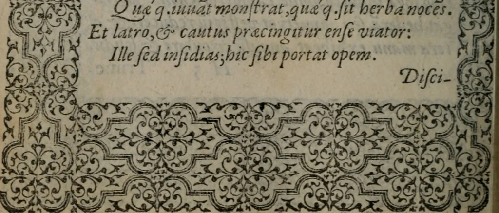 An illustration from Hadriani Iunii medici Emblemata, 1565, leaf 121
