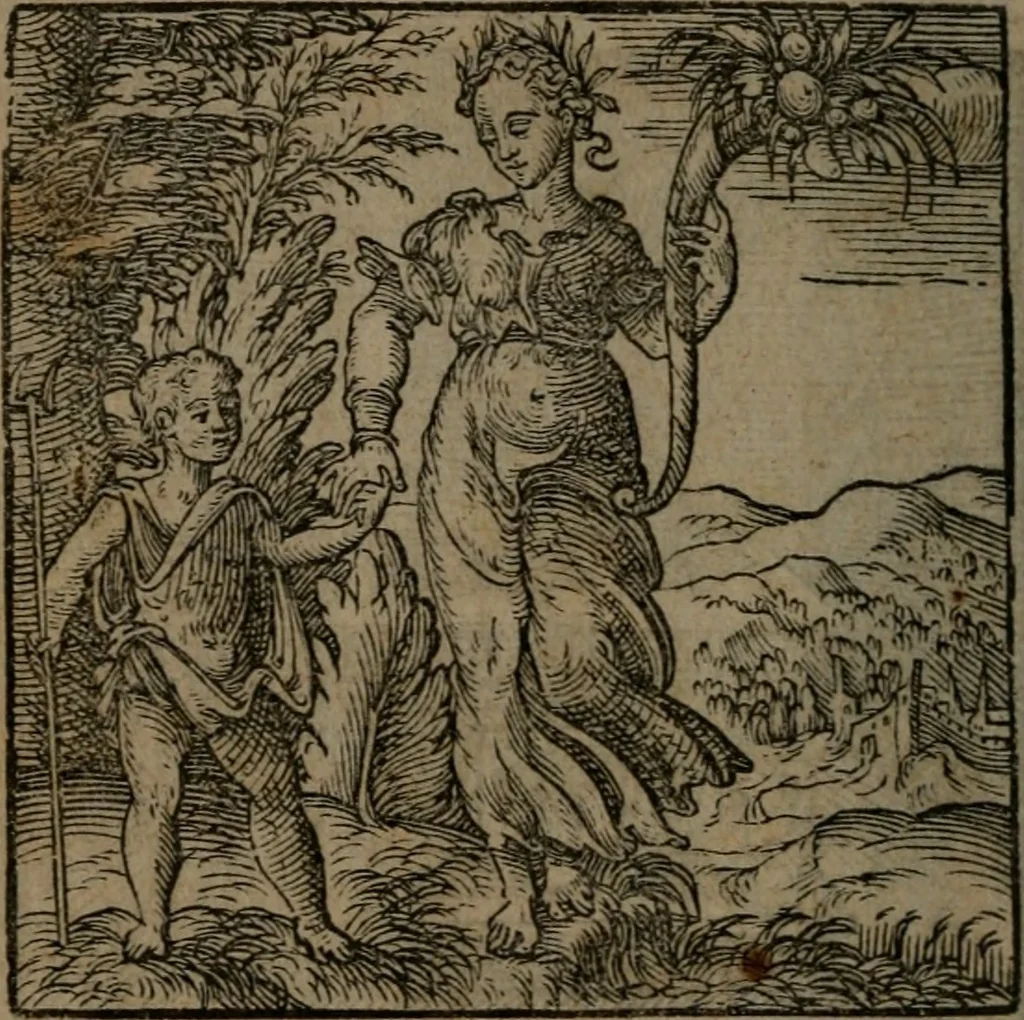 An illustration from Hadriani Iunii medici Emblemata, 1565, leaf 15