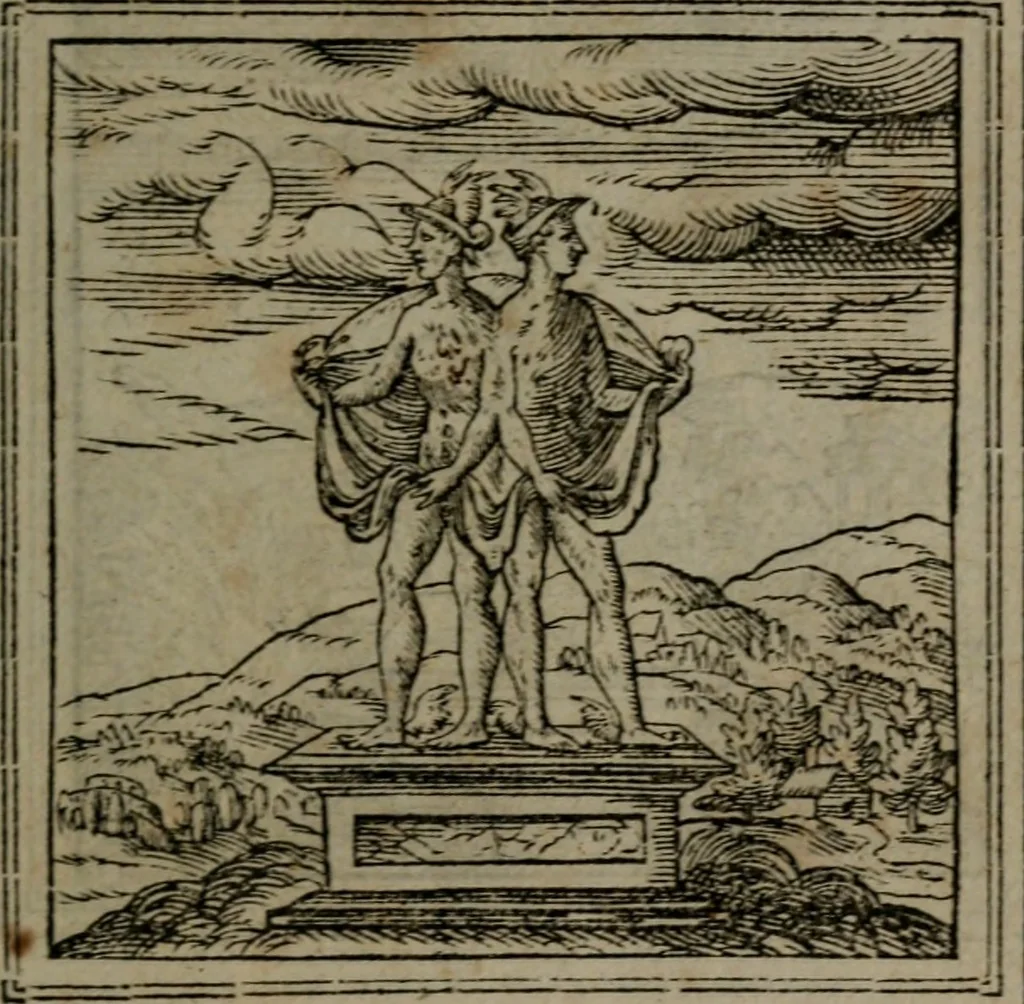 An illustration from Hadriani Iunii medici Emblemata, 1565, leaf 22
