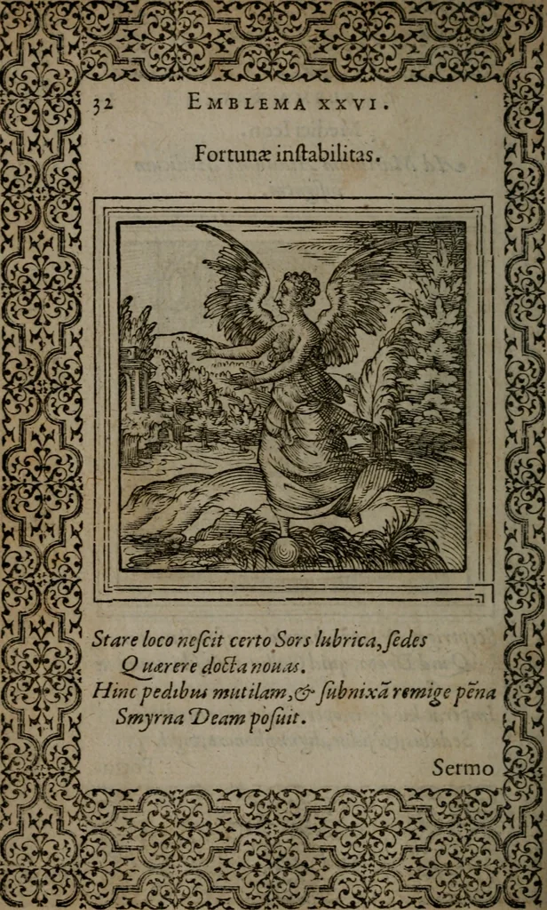 An illustration from Hadriani Iunii medici Emblemata, 1565, leaf 35