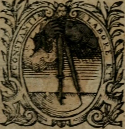 An illustration from Hadriani Iunii medici Emblemata, 1565, leaf 4