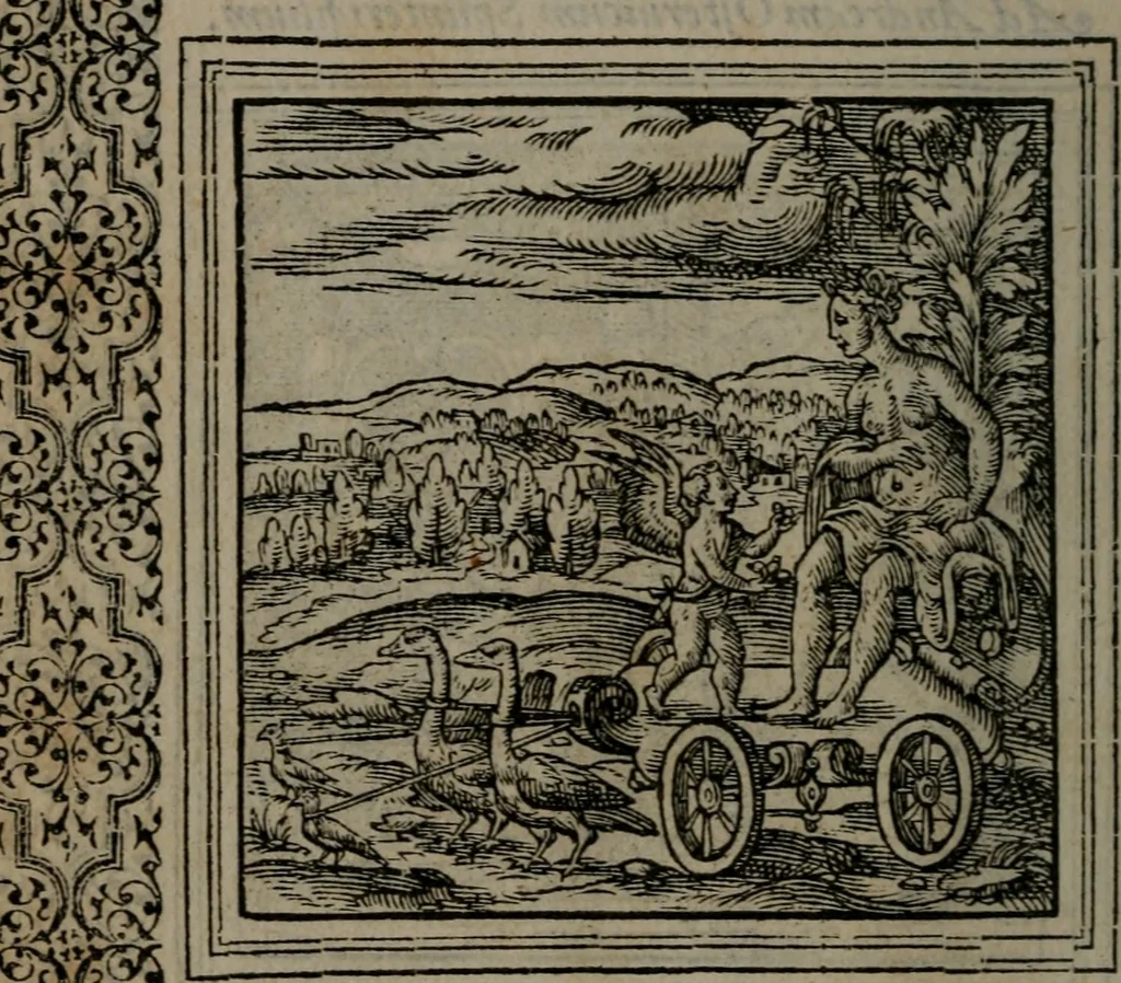 An illustration from Hadriani Iunii medici Emblemata, 1565, leaf 45
