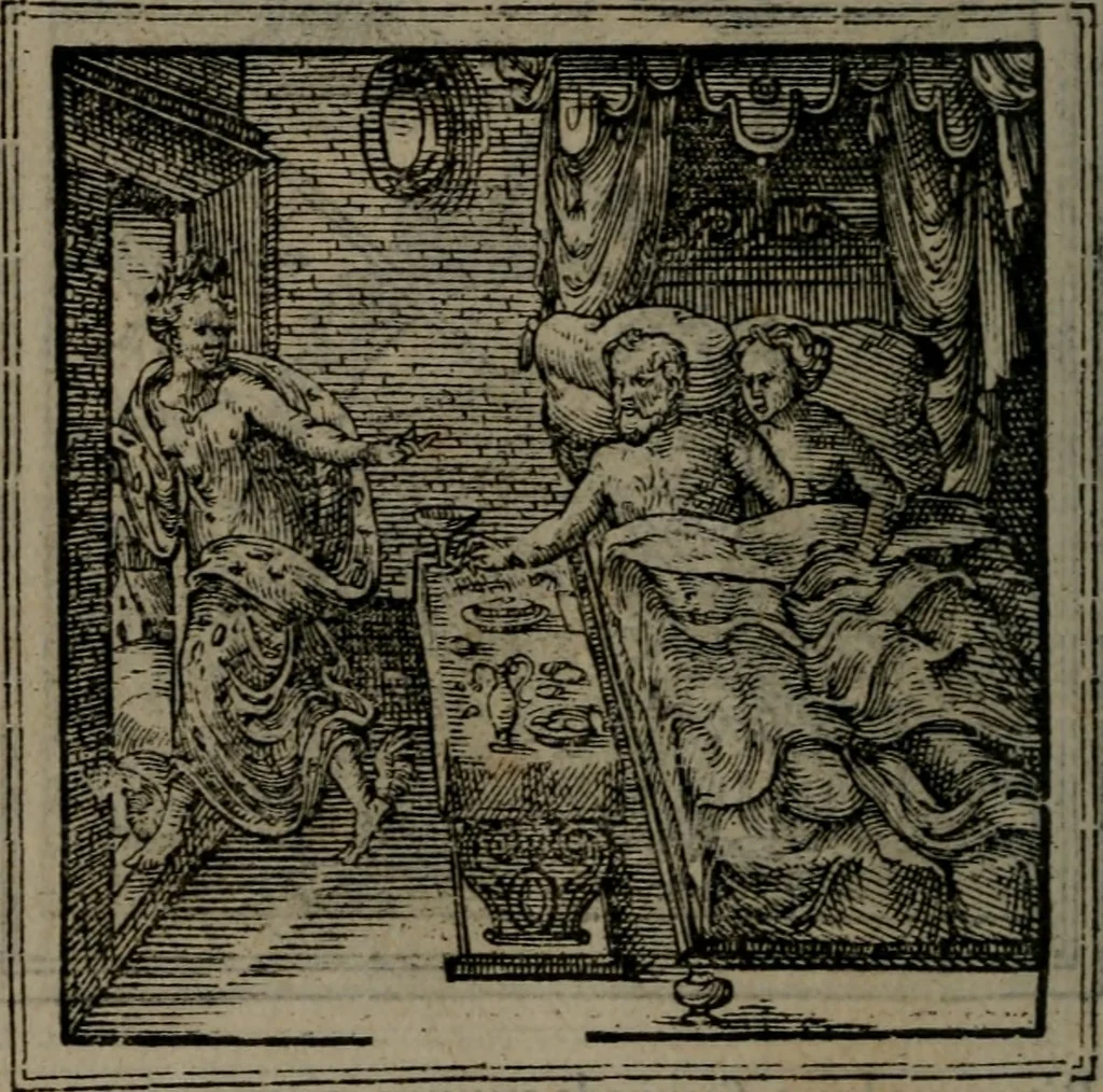 An illustration from Hadriani Iunii medici Emblemata, 1565, leaf 61