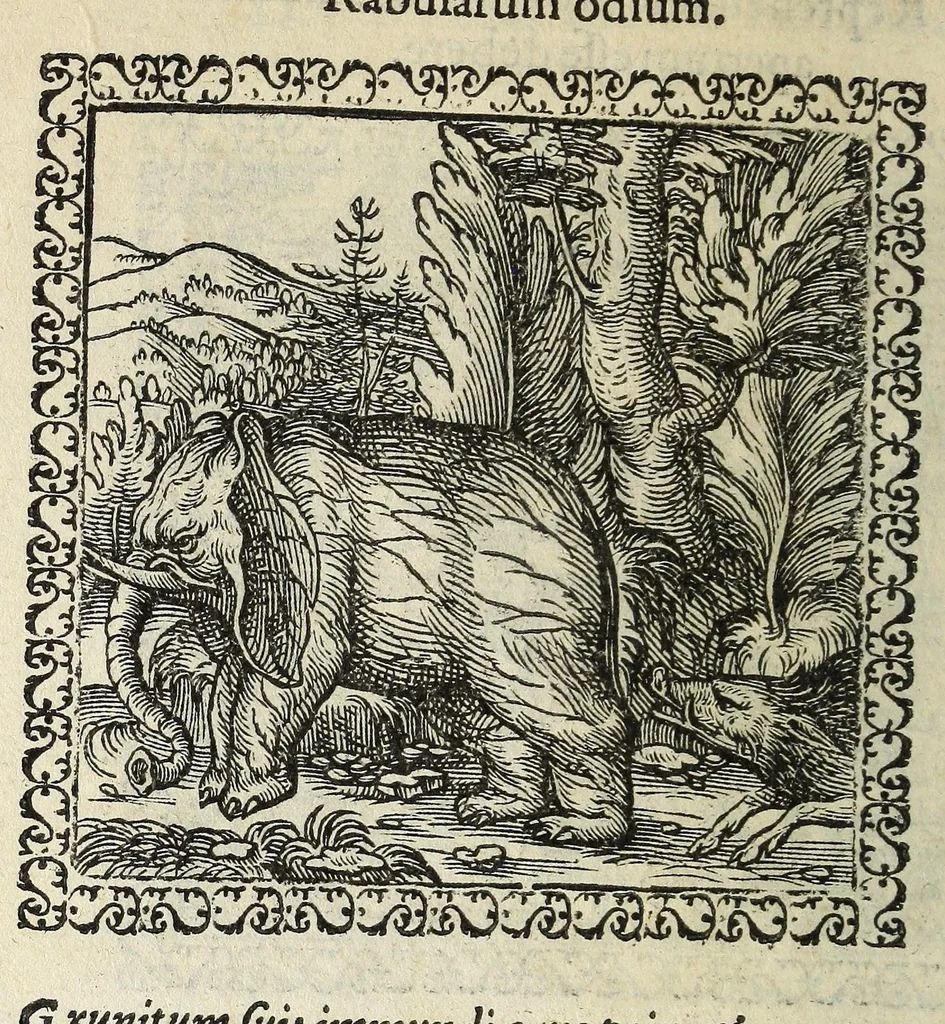 An illustration from Hadriani Ivnii medici Emblemata. Eivsdem Aenigmatvm libellvs, 1566, leaf 12