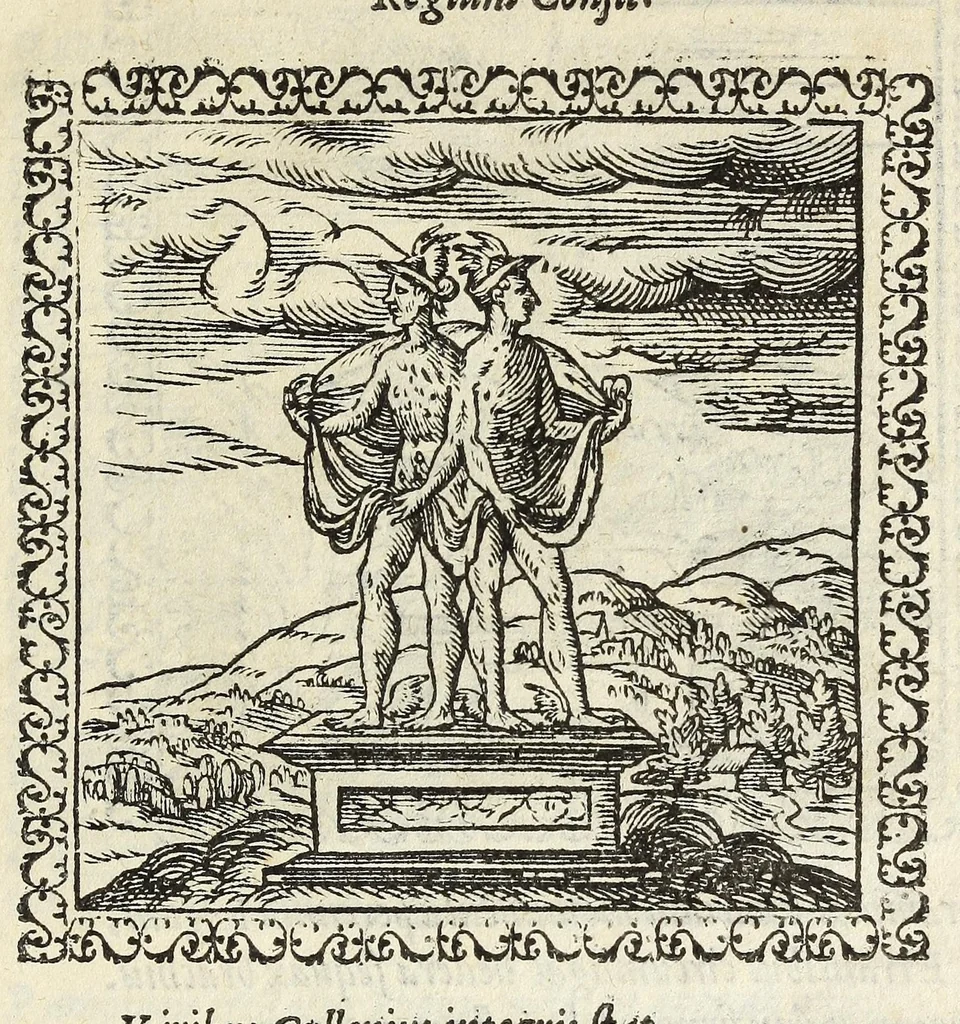 An illustration from Hadriani Ivnii medici Emblemata. Eivsdem Aenigmatvm libellvs, 1566, leaf 23