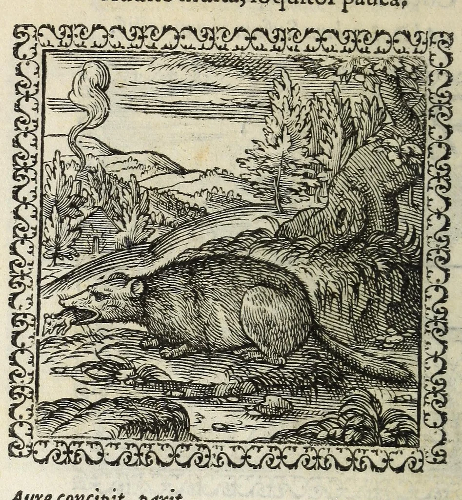 An illustration from Hadriani Ivnii medici Emblemata. Eivsdem Aenigmatvm libellvs, 1566, leaf 28
