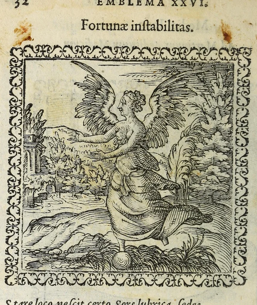 An illustration from Hadriani Ivnii medici Emblemata. Eivsdem Aenigmatvm libellvs, 1566, leaf 36
