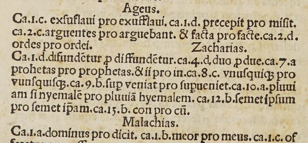 An illustration from Haec tibi pentadecas tetragonon respicit illud hospitium Petri [et] Pauli ter quinq[ue] dierum. : Namq[ue] instrume[n]tum vetus hebdoas innuit: octo lex noua signatur, ter quinq[ue] receptat vtrunq[ue]., 1514, leaf 542