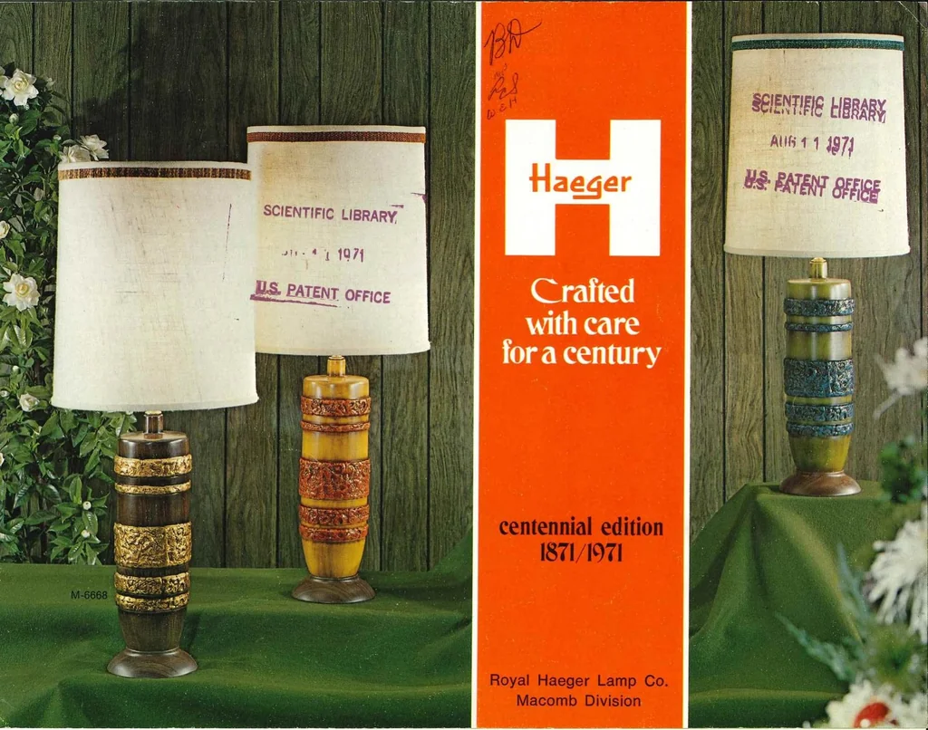 An illustration from Haeger Lamps 1971, 1971, leaf 0