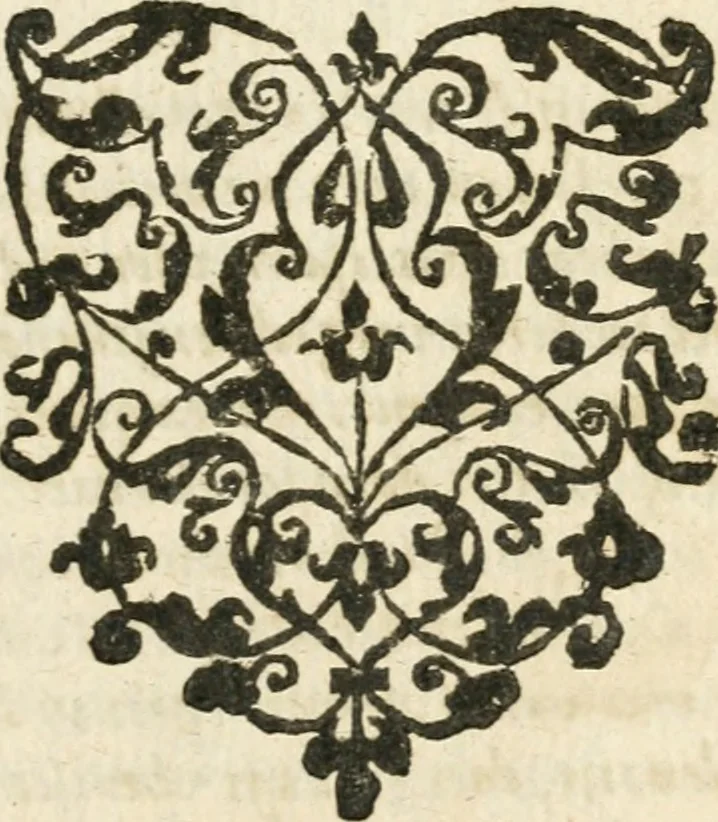 An illustration from Haerlems juweel, tot nut vande oude arme uyt liefde ten thoon ghestelt nae de voorghegevene Caerte van 'tSpeelcorentken, 1608, leaf 50