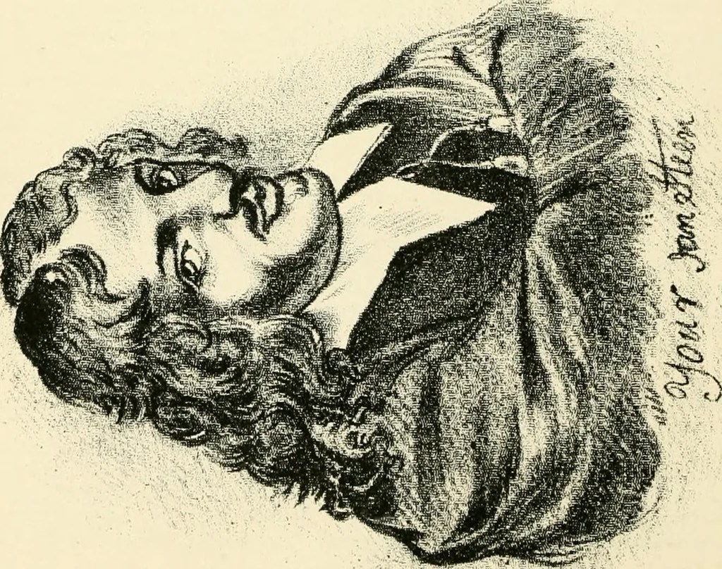 An illustration from Hafed, prince of Persia : his experiences in earth-life and spirit-life ; being spirit communications received through Mr. David Duguid, the Glasgow trance-painting medium ; with an appendix, containing communications from the spirit artists, Ruisdal and Steen, 1876, leaf 573